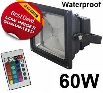 RGB LED bouwlamp 60W 