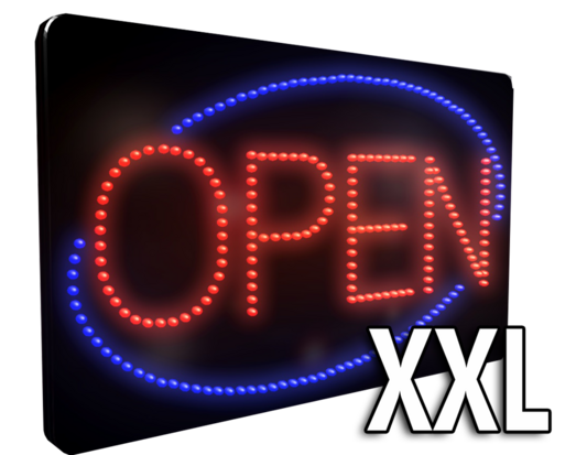 LED bord ' OPEN ' XXL 