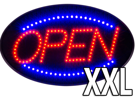 LED bord rond ' OPEN ' XXL