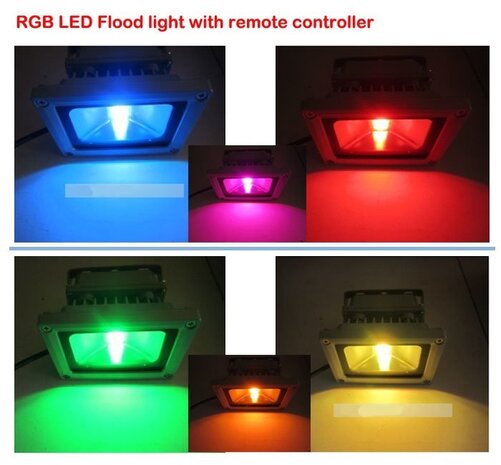 LED bouwlamp RGB 30W 