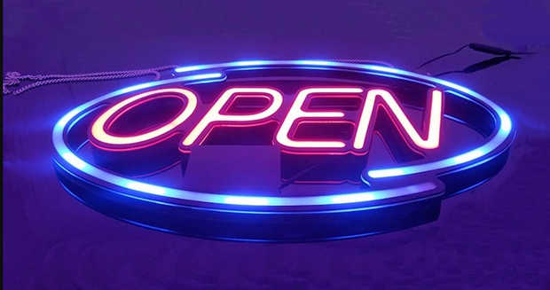 LED open sign 'Neon' Full Color