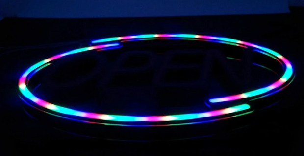LED open sign 'Neon' Full Color