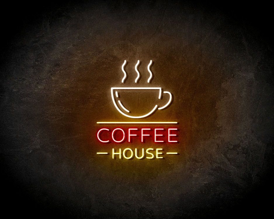 Coffee House neon sign LED neonsign LEDreclamebords LED schermen LED Neon Sign LED reclame LED scherm specialist