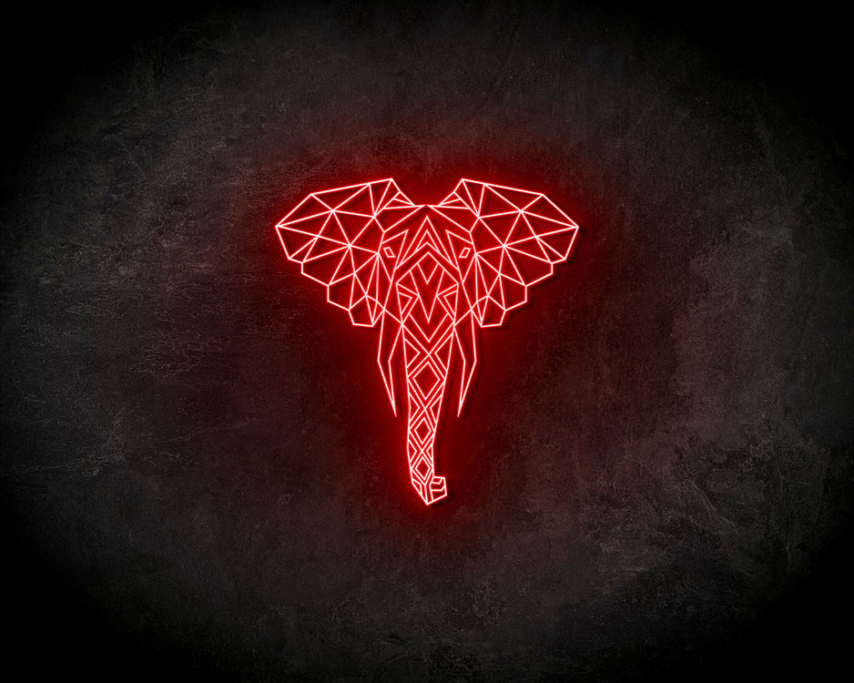 Elephant neon sign LED neonsign LEDreclamebords LED schermen LED Neon Sign LED reclame LED scherm specialist
