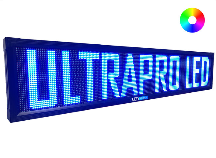 UltraPro series - Professional LED ticker measurements 232 x 40 x