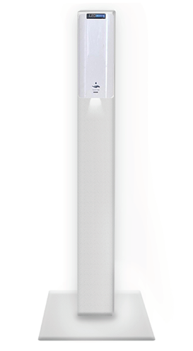 Automatische handgel desinfectiezuil - Desinfectiepaal - dispenser contactloos Automatische handgel desinfectiezuil - Desinfectiepaal - dispenser contactloos