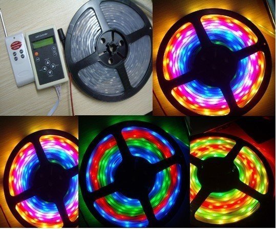 5M RGB Dream 5050 LED strip 60 LEDs per meter - IP68 - complete set 5M RGB Dream 5050 LED strip 60 LEDs per meter - IP68 - complete set