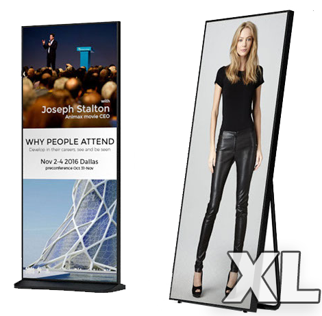 Indoor LED video poster 1964 x 1172 mm Indoor LED video poster 1964 x 1172 mm