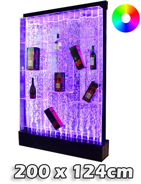 LED bubbel kast 200 x 124 x 24 cm