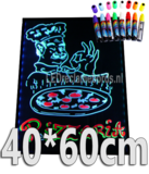 LED schrijfbord 40cm*60cm | 90 functies_