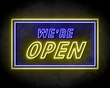 WE'RE OPEN neon sign - LED neon sign_