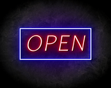 OPEN VIERKANT neon sign - LED neon sign_