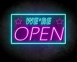 WE'RE OPEN STAR neon sign - LED neon sign_