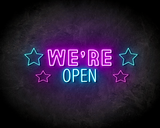 WE'RE OPEN STAR LUXE_