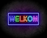 WELKOM MULTI neon sign - LED neon sign_