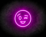 BLINK SMILEY neon sign - LED neonsign_