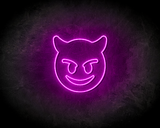 EVIL SMILEY neon sign - LED neonsign_