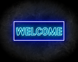 WELCOME BLUE neon sign - LED neonsign_