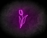 FLOWER LINE ART neon sign - LED neon sign_