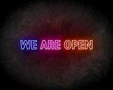 WE ARE OPEN 3 COLORS neon sign - LED neon sign_