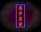 OPEN VERTICAAL neon sign - LED neonsign_