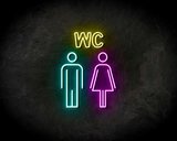 WC LUXE neon sign - LED neon sign_
