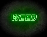 WEED TEXT neon sign - LED neon sign_