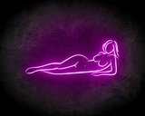 WOMEN BODY LYING DOWN  neon sign - LED neonsign_