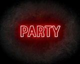 PARTY DUBBEL neon sign  neon sign - LED neonsign_