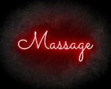 MASSAGE  neon sign - LED neonsign_