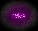 Relax neon sign - LED neon sign_