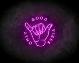 Good Vibes Only neon sign - LED neonsign_