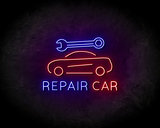 Repair car neon sign - LED neonsign_