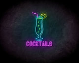 Cocktails neon sign - LED neon sign_