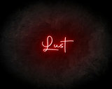 Lust neon sign - LED neon sign_