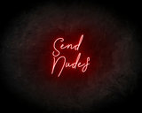 Send Nudes neon sign - LED neon sign_