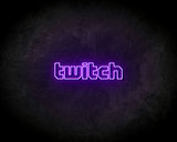 Twitch Text neon sign - LED neonsign_