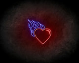 Fire Heart neon sign - LED neonsign_