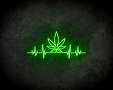 Weed Beat neon sign - LED neonsign_