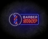 Barber Shop Blauw neon sign - LED neonsign_