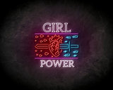 Girl power neon sign - LED neonsign_