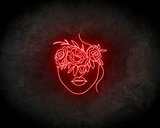 Rose face neon sign - LED neonsign_
