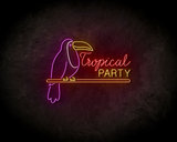 Tropical party neon sign - LED neonsign_