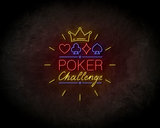 Poker challenge neon sign - LED neonsign_