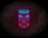 Tribe face neon sign - LED neonsign_
