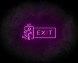 Exit neon sign - LED neonsign_