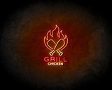 Grill chicken neon sign - LED neonsign_