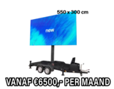 Mobiel LED scherm 7m2 - Verhuur 1 dag_