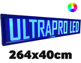 UltraPro series - Professional LED ticker measurements 264 x 40 x 7 cm_