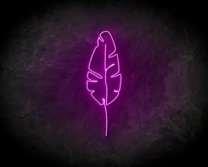 LEAF LINE ART neon sign - LED neon sign